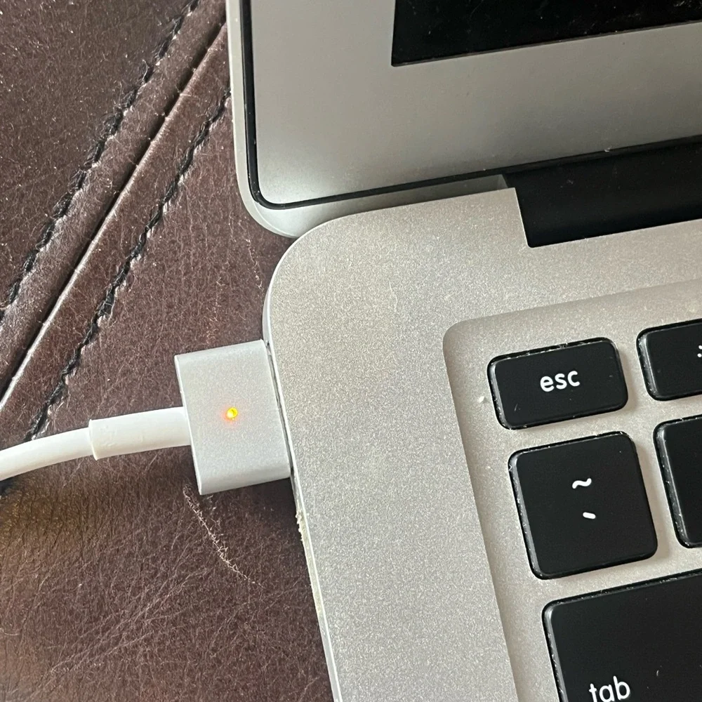 Apple MacBook Silver Laptop with Sleek Aluminum Design